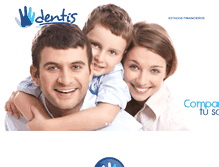 Tablet Screenshot of clinicasdentis.com